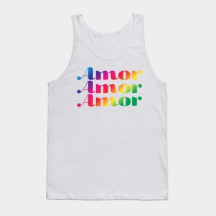 Amor amor amor - love is love Tank Top